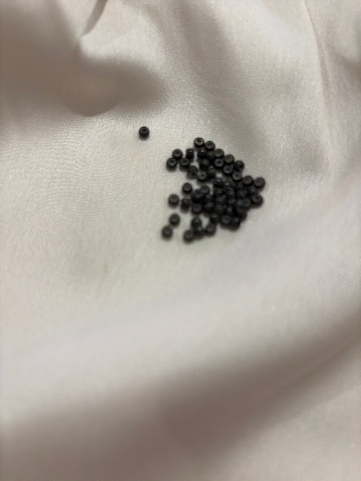100 3# Dark Brown 3mm Silicone-Lined Aluminium Nano Beads