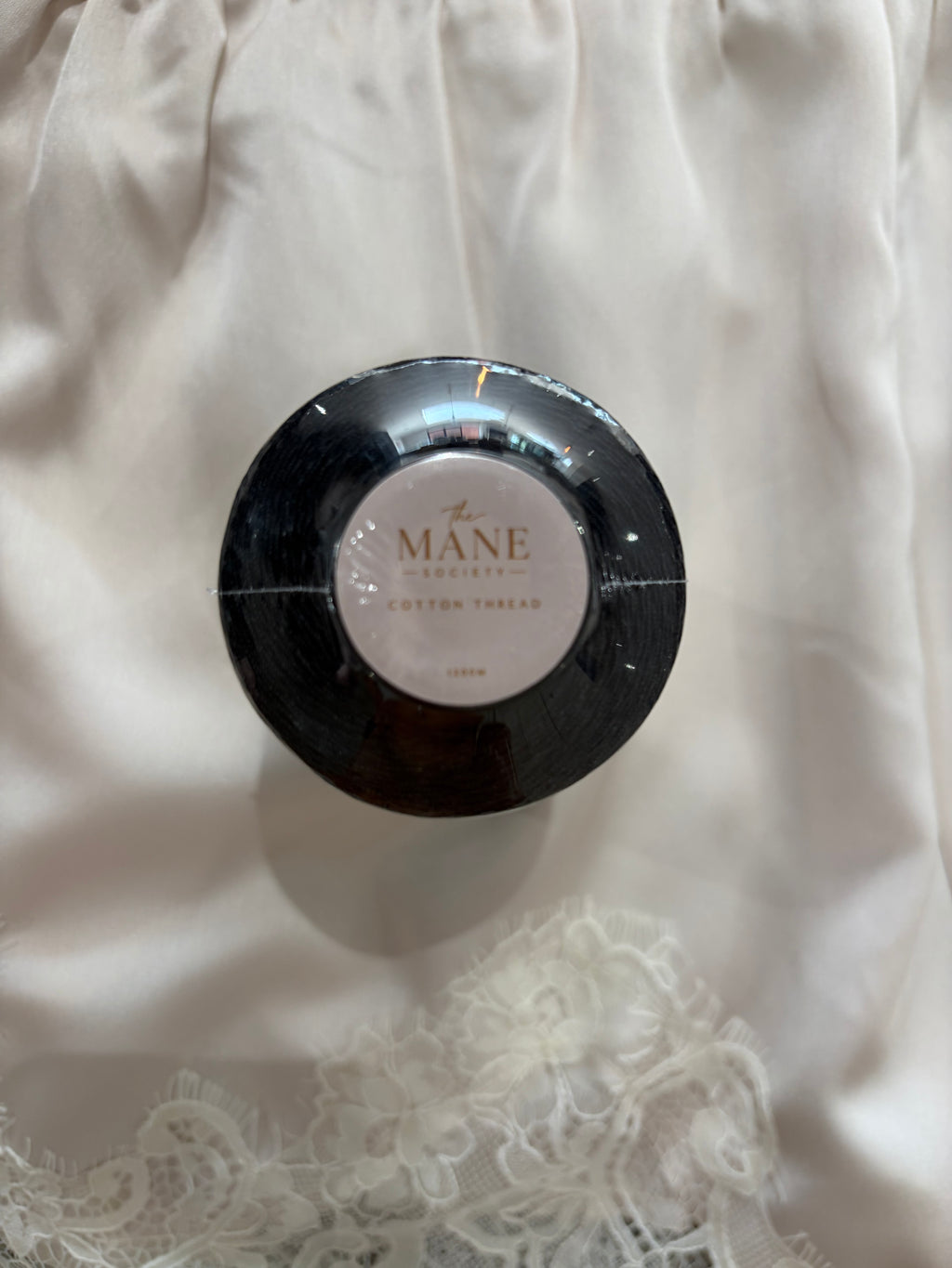 1200 M 1# Black Cotton Weaving Thread