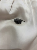 100 5# Brown 3mm Silicone-Lined Aluminium Nano Beads