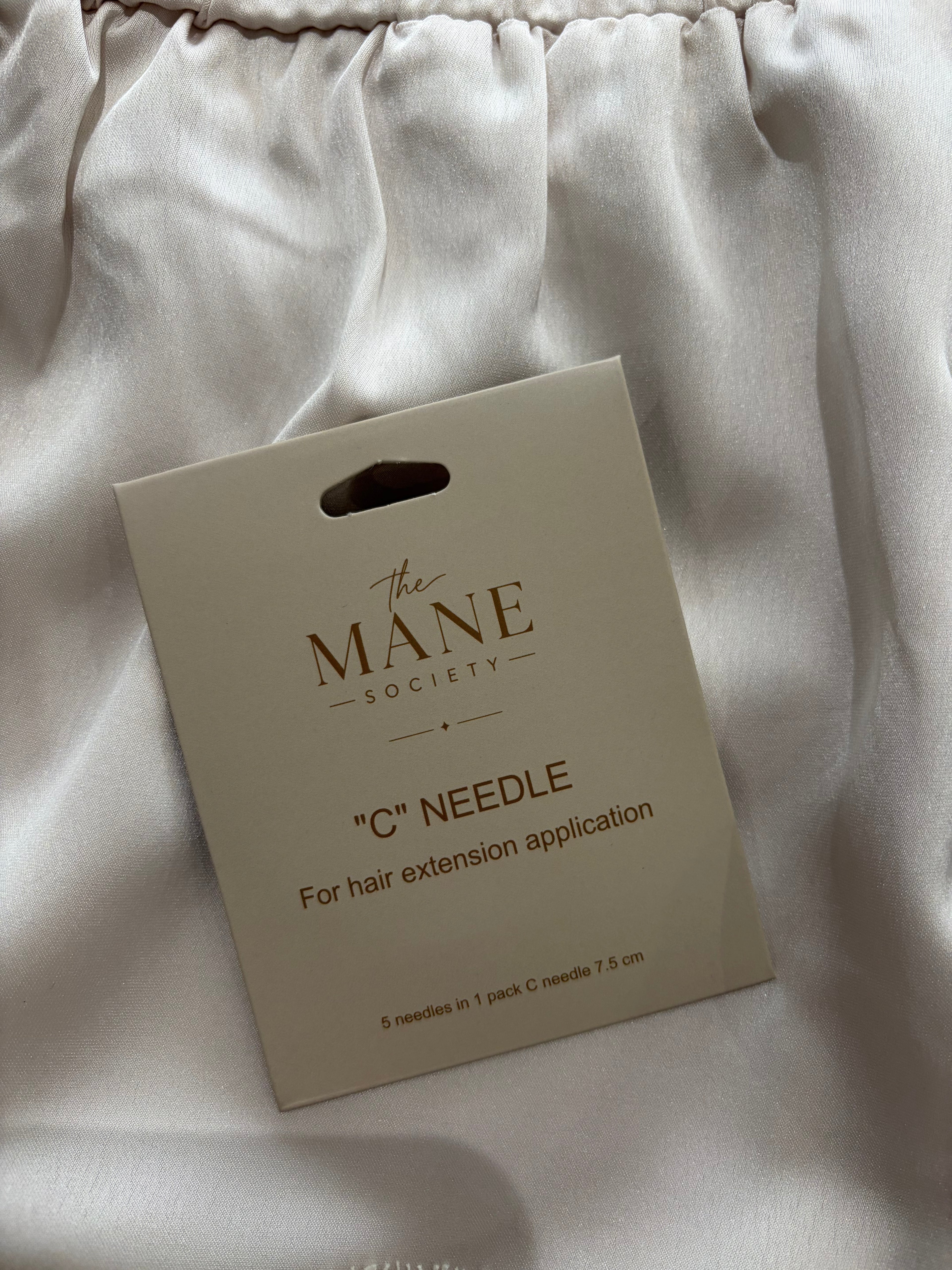 5 pack C needles for hair extension application