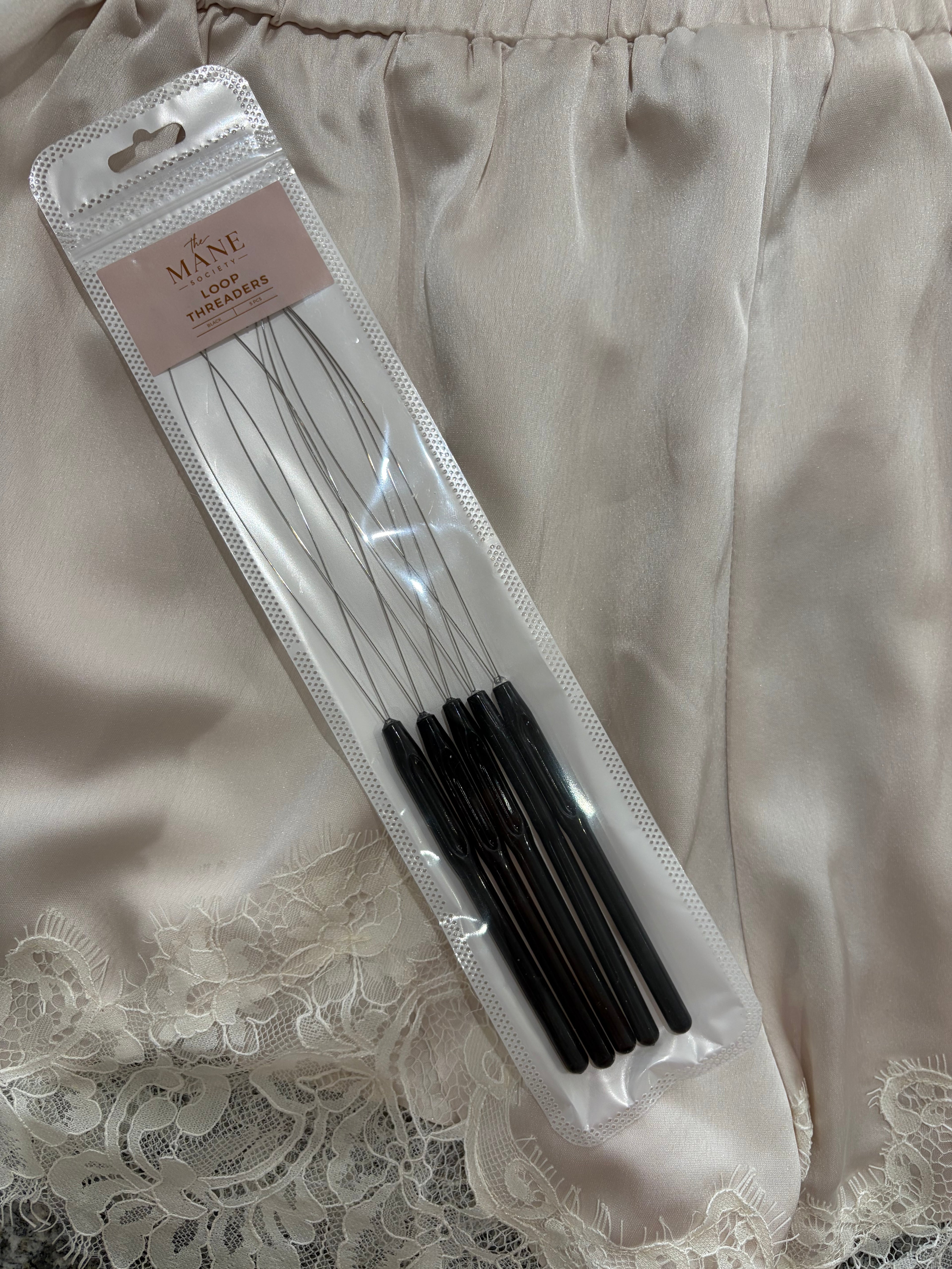 5 Pack Black Loop Threaders